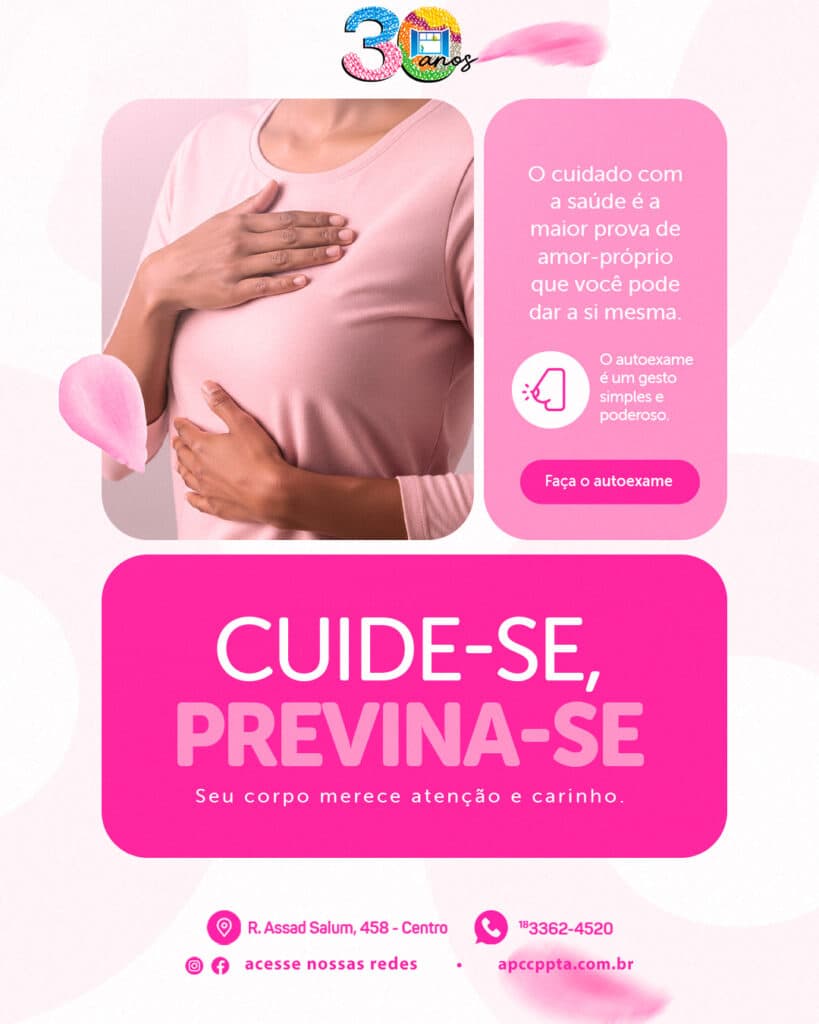 Cuide-se, previna-se: o autoexame pode salvar vidas