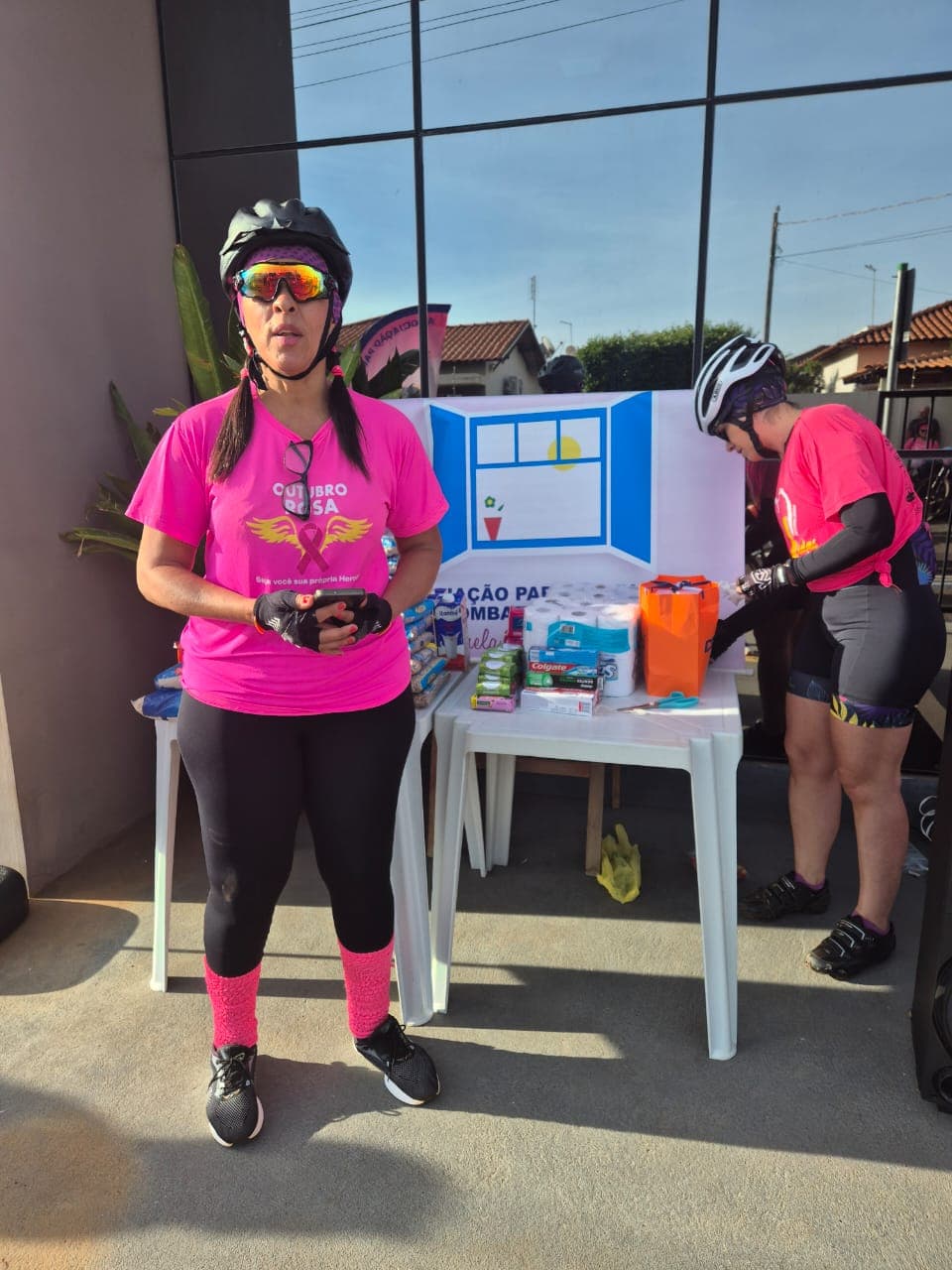 APCC participa do Pedal Solidário Outubro Rosa