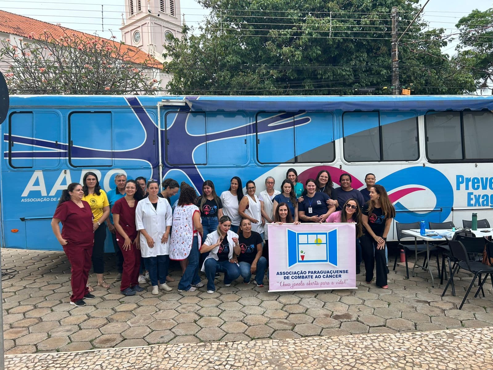 APCC participa de ação de prevenção ao câncer de próstata na Praça da Matriz