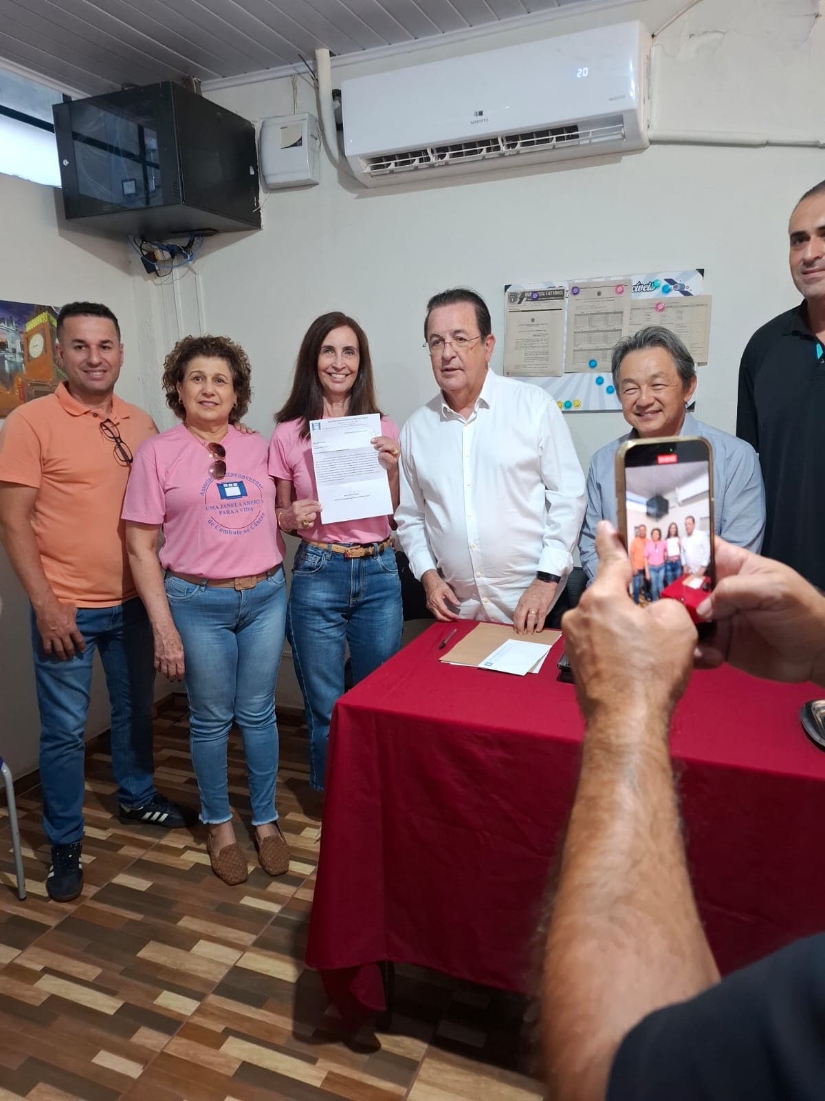 Associação do Câncer participa de encontro com Deputado Federal Luiz Carlos Mota em Paraguaçu Paulista